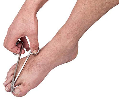 Lopalmed Fußnagelschere 18 cm EXTRA Lang mit Mikroverzahnung