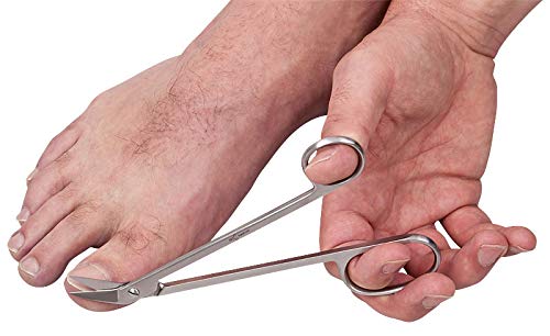Lopalmed Fußnagelschere 18 cm EXTRA Lang mit Mikroverzahnung